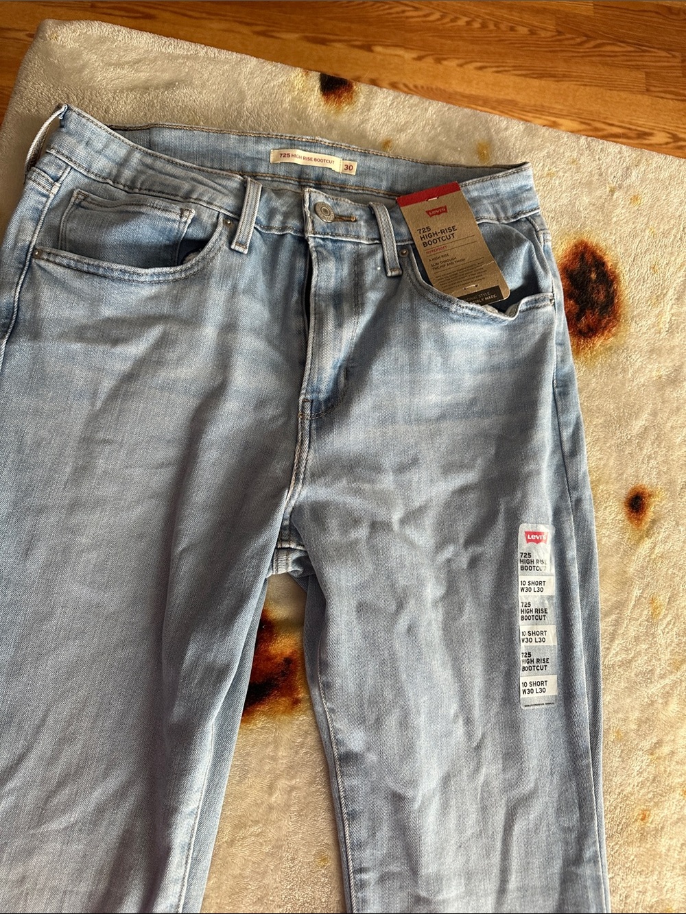 Levi's Light Blue High-Rise Bootcut Jeans